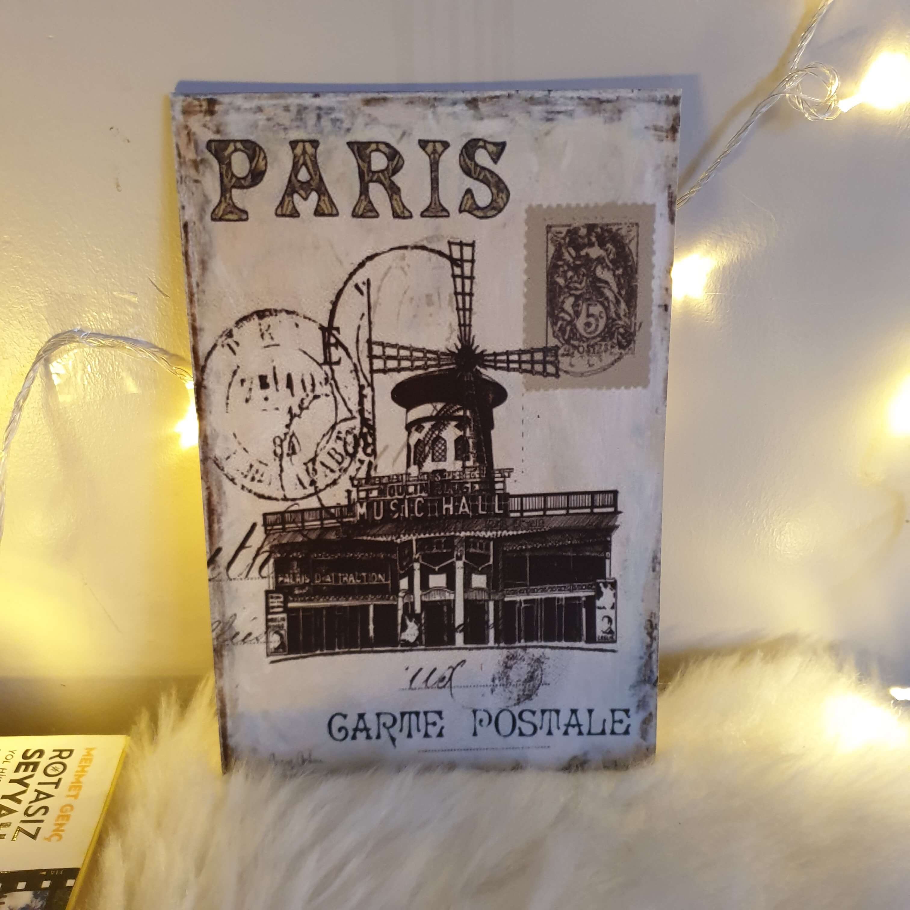 Paris Ahşap Poster